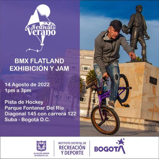 BMX Flatland en el Festival de Verano de Bogotá 2022